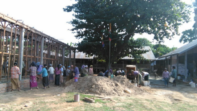 Build schools in Burma Myanmar - Building Primary school in Pe Khin - Mandalay Division - 100schools, UK registered charity
