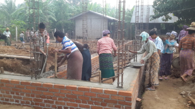 Build schools in Burma Myanmar - Building Primary school in Pe Khin - Mandalay Division - 100schools, UK registered charity
