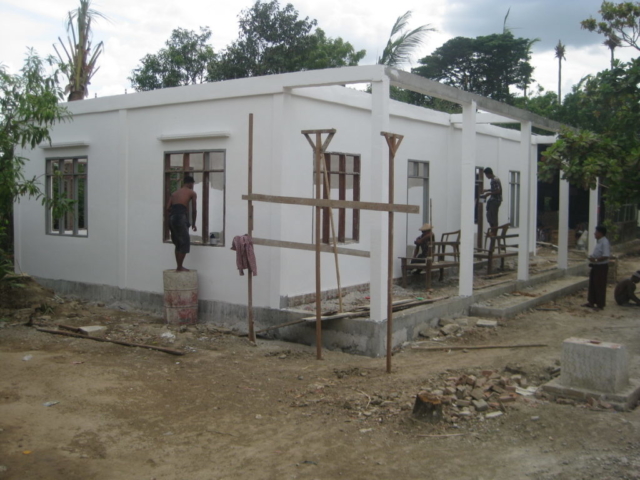 Build schools in Burma Myanmar - Building Primary school in Htan Sin Htaw - Mandalay Division - 100schools, UK registered charity
