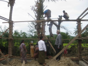 Build schools in Burma Myanmar - Building Primary school in Htan Sin Htaw - Mandalay Division - 100schools, UK registered charity