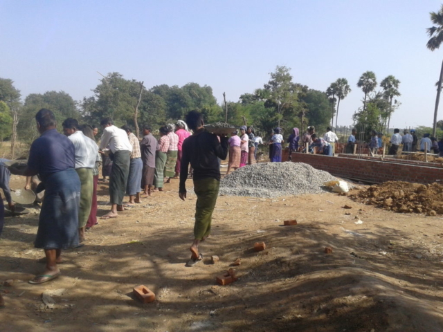Build schools in Burma Myanmar - Building Primary school in Sekalay - Mandalay Division - 100schools, UK registered charity