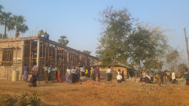 Build schools in Burma Myanmar - Building Primary school in Sekalay - Mandalay Division - 100schools, UK registered charity