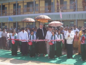 Build schools in Burma Myanmar - Building Jr High School in Hti Hlaing - Sagaing Division - 100schools, UK registered charity