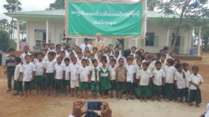 Building schools in Burma Myanmar - New openings Sekalay and Seytoe primary schools