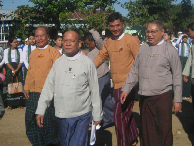 The official opening ceremony of our 50th completed school was held at Kya Khat Kone primary school in Wakema township, Ayerwaddy division on Sunday Nov 27th Ministers