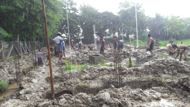 Build schools in Burma/Myanmar-Building middle school in Nwa Shar Yoe