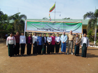 A new computer lab at Daw Hut Taw Jr. high school near Mandala