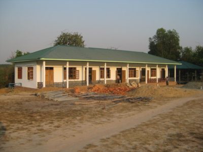 Finished construction on a primary school in Bago division