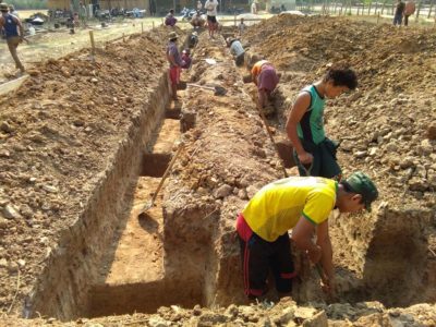 In the beginning of April we began work on another primary school near Loikaw in Kayah State.