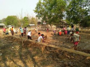 In the beginning of April we began work on another primary school near Loikaw in Kayah State.