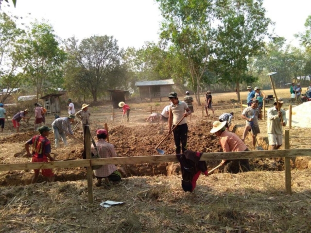 In the beginning of April we began work on another primary school near Loikaw in Kayah State.