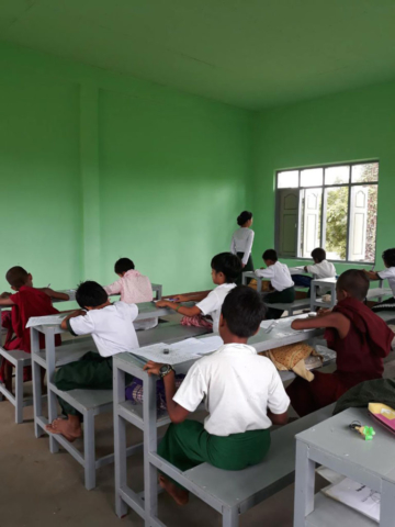 Primay School Kone Tar State - Building 100 schools in Burma