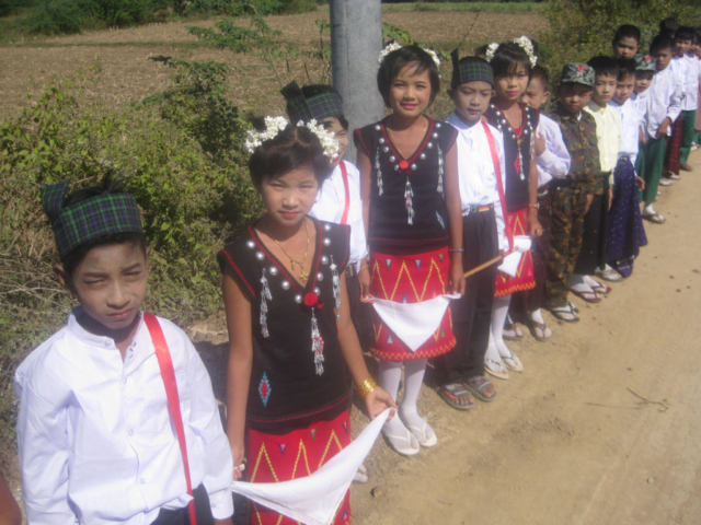 Building 100 schools in Burma - New Opening - Kone Tar in Mandalay division