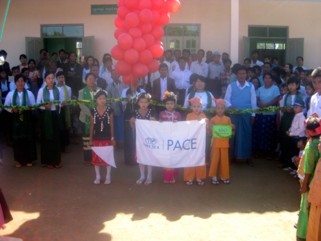 Building 100 schools in Burma - New Opening - Kone Tar in Mandalay division