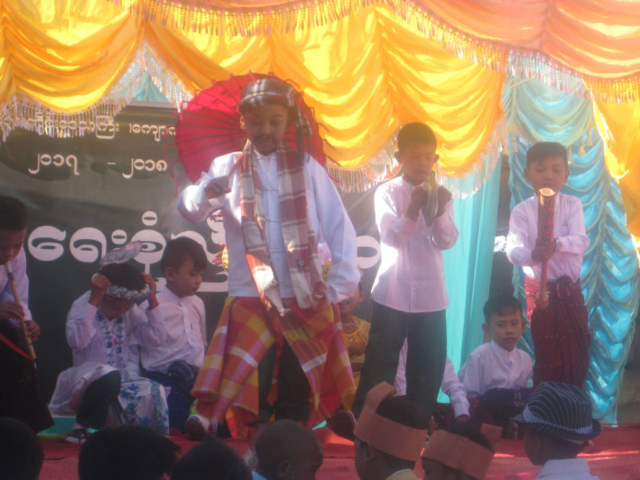 Building 100 schools in Burma - New Opening - Kone Tar in Mandalay division
