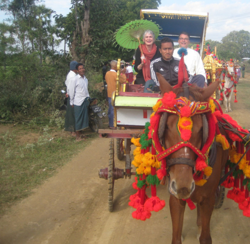 Building 100 schools in Burma - New Opening - Ye Twin Kaung in Sagaing division