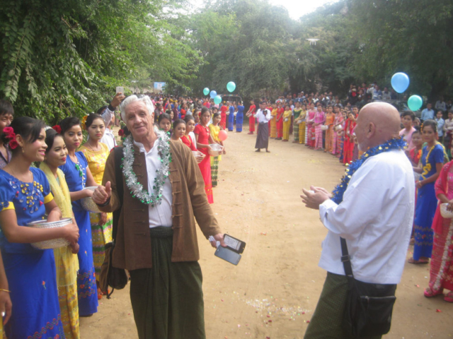 Building 100 schools in Burma - New Opening - Ye Twin Kaung in Sagaing division