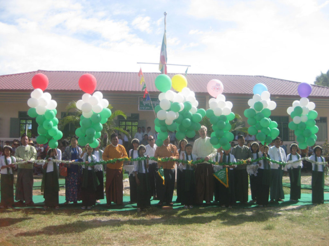 Building 100 schools in Burma - New Opening - Primary schools of Mye Net in Sagaing division and Ku To Sade in Mandalay Division