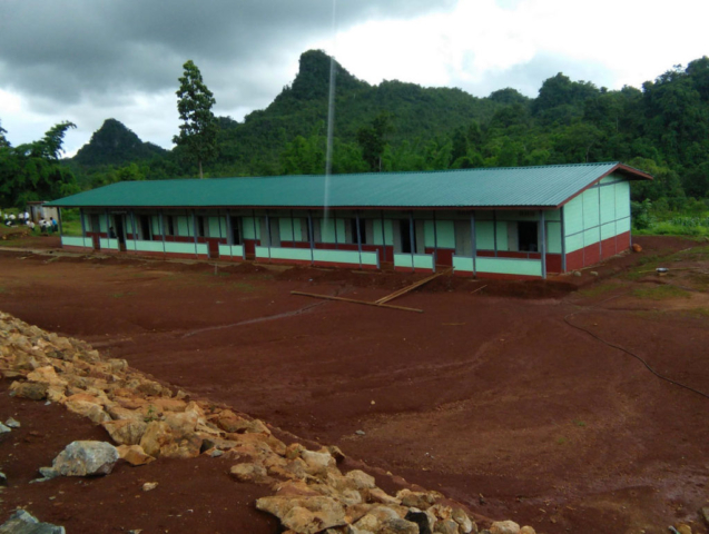 Building 100 schools in Burma - Middle school - War Ban Balo