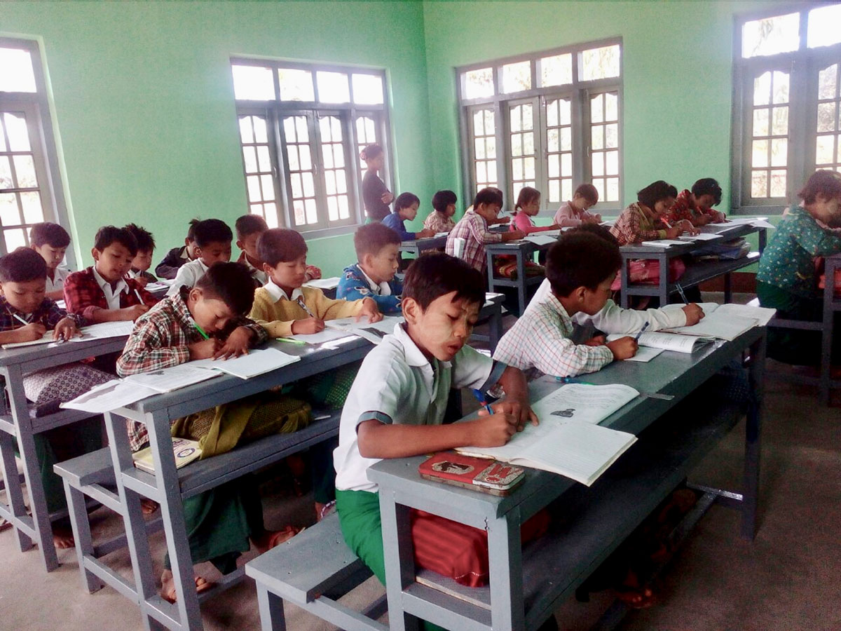 Building 100 schools in Burma - Middle school - Alai Ywar