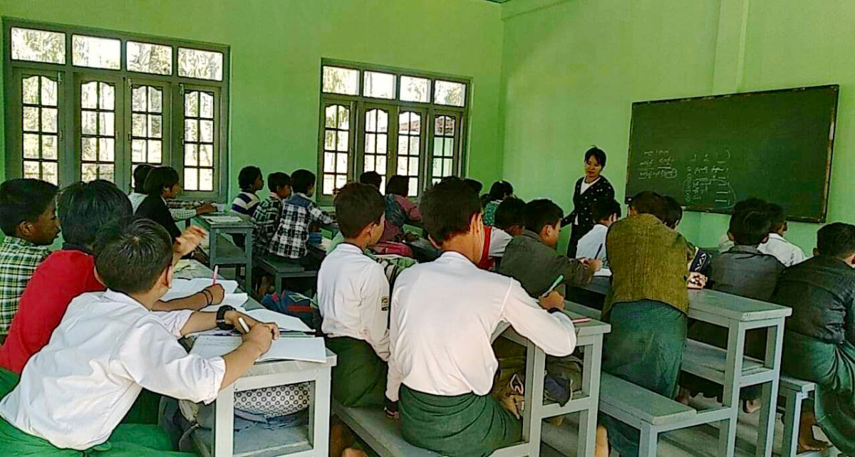 Building 100 schools in Burma - Middle school - Alai Ywar