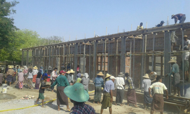 Building 100 schools in Burma - High school - Htan Pin Kan