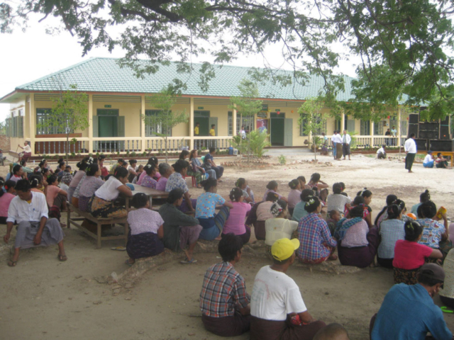 Building 100 schools in Burma - High school - Htan Pin Kan