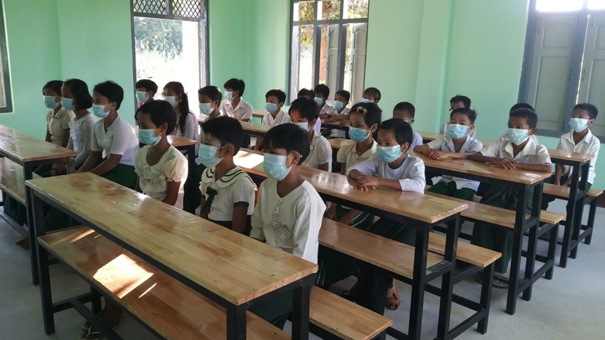 Building 100 schools in Burma - Middle school - Htan Taw Gyi
