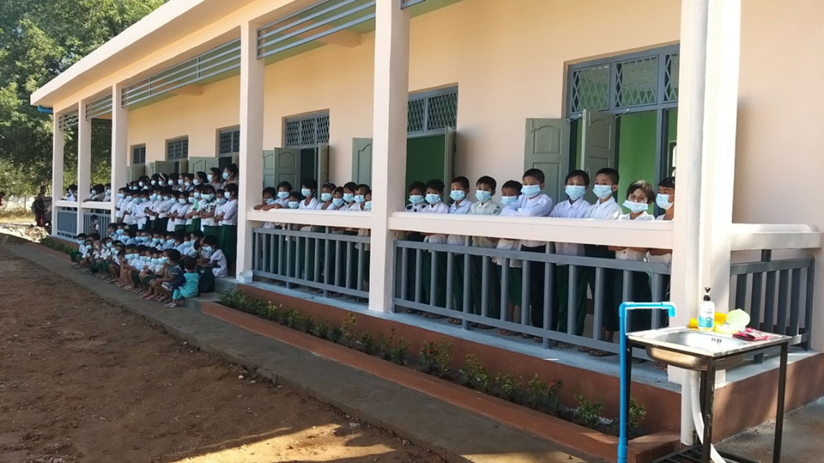 Building 100 schools in Burma - Primary school - Gwe Tauk Pin