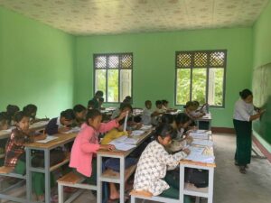 Building 100 schools in Burma - School 95 - High school - Ma Dam