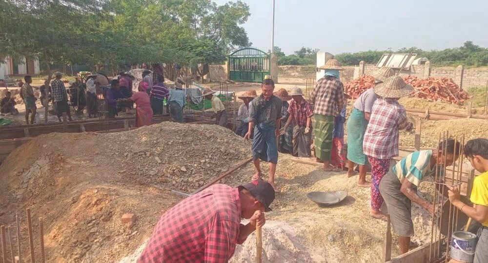 Building 100 schools in Burma - School 101 - Primary school - Nat Sin Kone