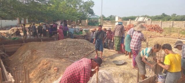 Building 100 schools in Burma - School 101 - Primary school - Nat Sin Kone