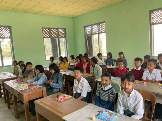 Building 100 schools in Burma - School -107 - Middle school - A Naut Nge Toe