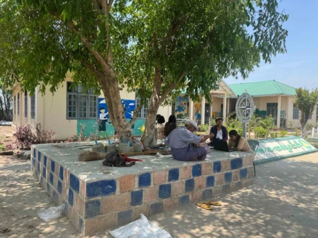 Building 100 schools in Burma - School 108 - Middle school - A Shae Nge Toe