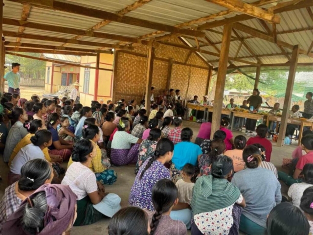 Building 100 schools in Burma - School 109 - Primary school - Eain Shey Taung